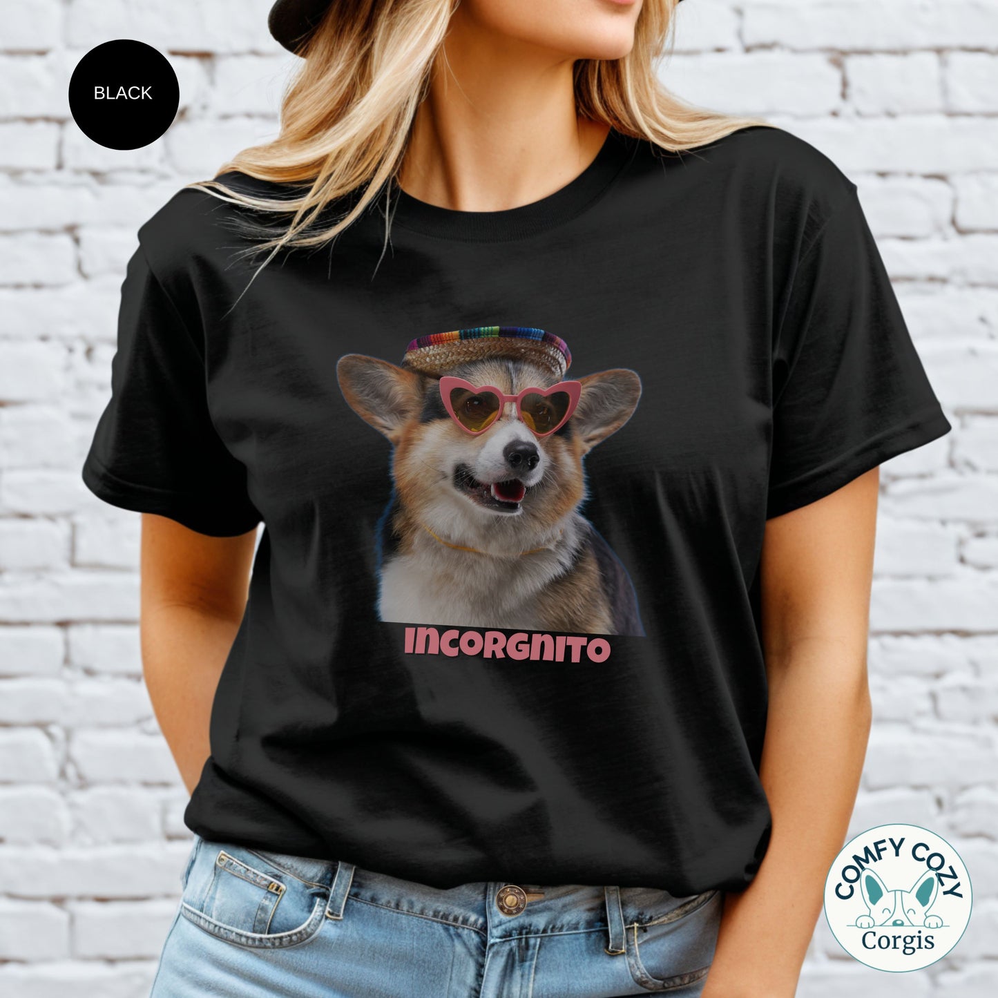 Incorgnito Corgi Shirt - Corgi Graphic Tee