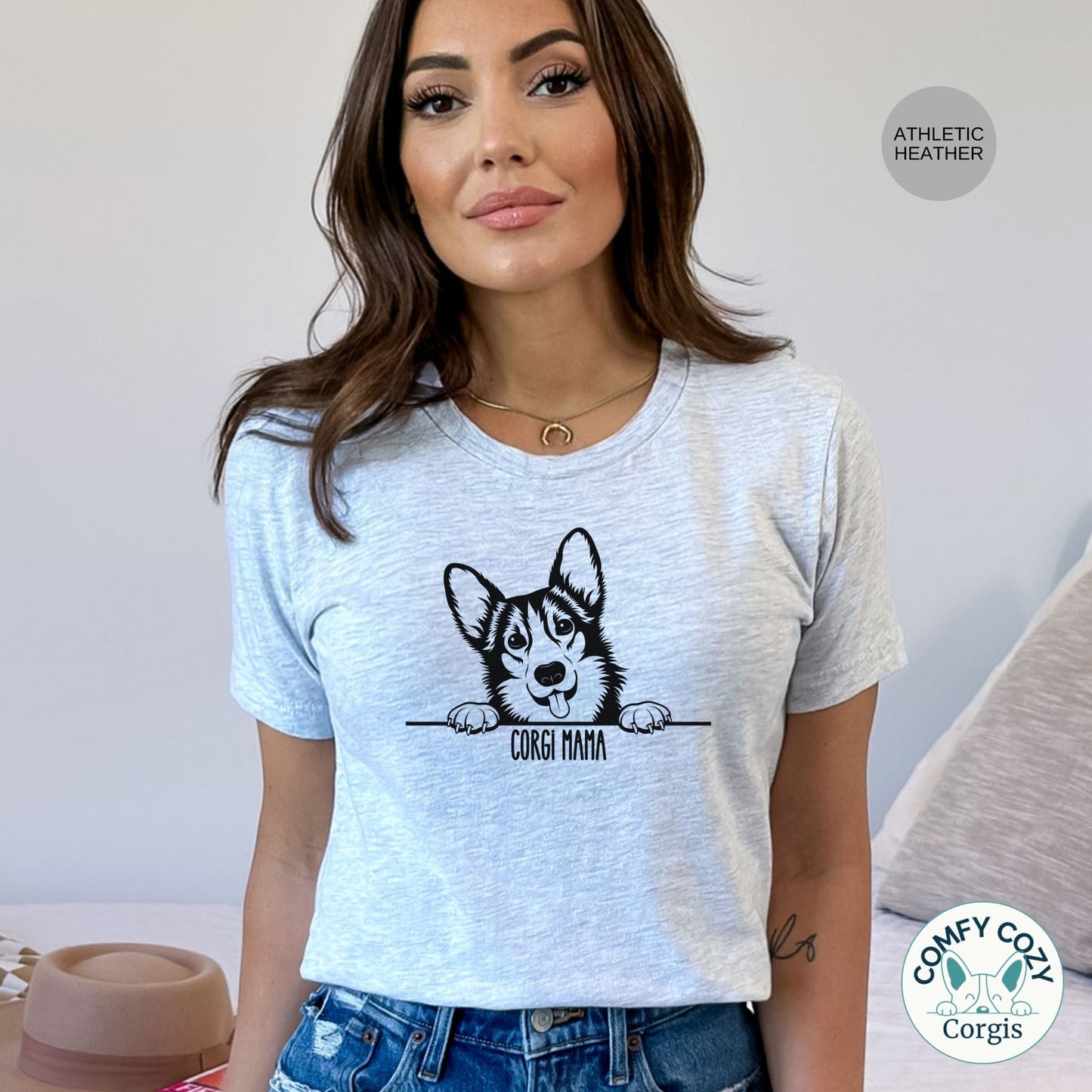 Corgi Mama Tee, Corgi Lover Gift