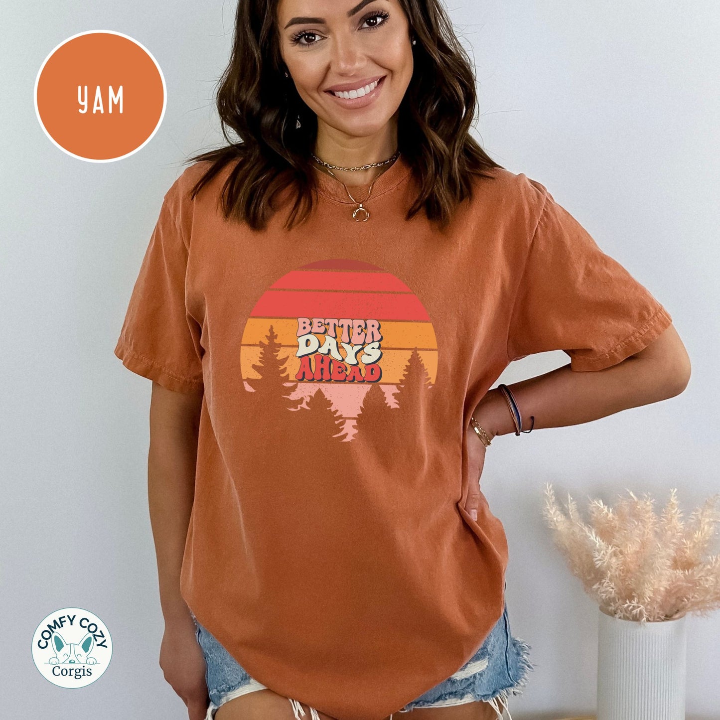 Sunset Vibe Graphic T-Shirt - Retro Nature Design