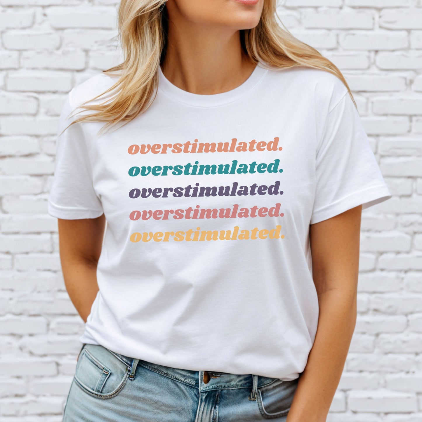 Overstimulated TShirt - Great gift - Anxiety Awareness