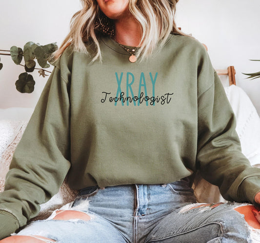 Custom Radiology Sweatshirt - Crewneck Sweater for Healthcare Workers