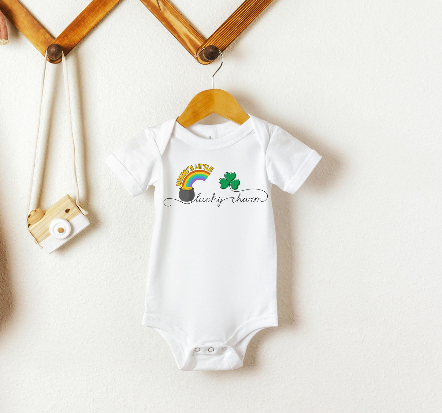 Mommy's Little Lucky Charm Baby Onsie - Cute for St. Patrick's Day