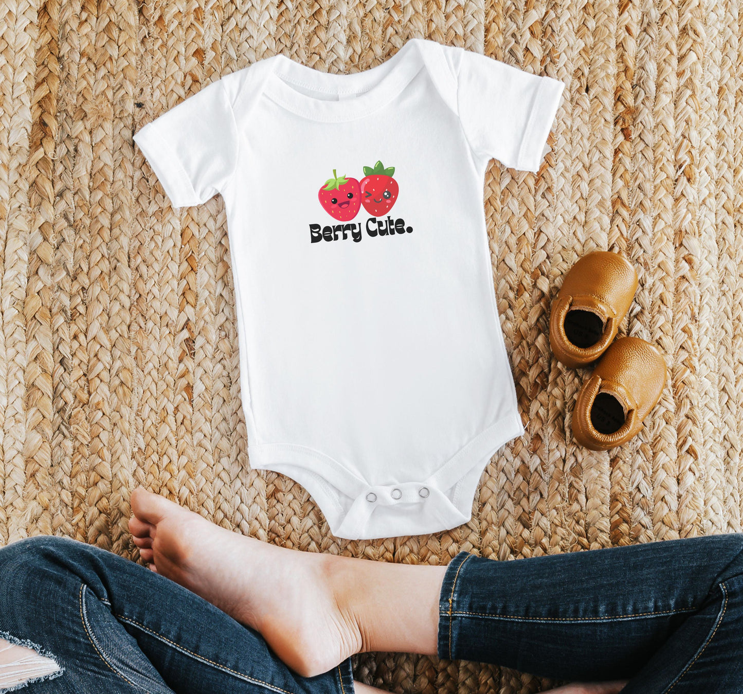 Strawberry Shirt for baby gift, Baby Onsie, Gift for baby shower, Cute Strawberry Gift for Birthday